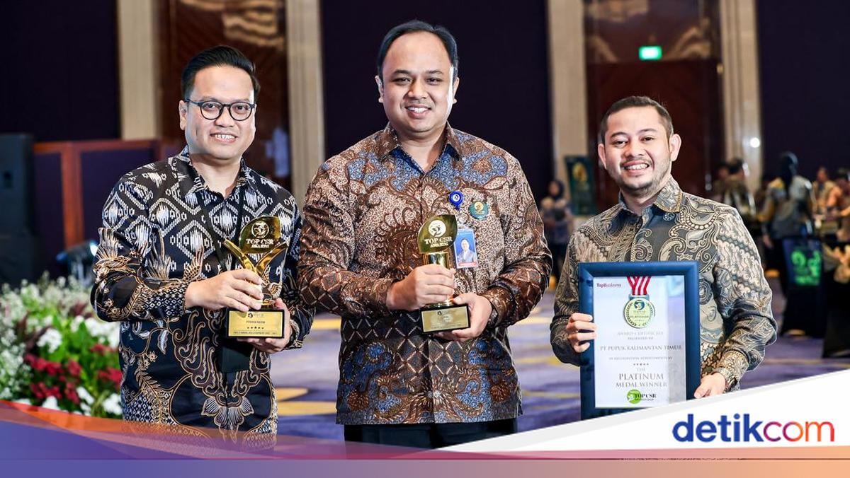 Pupuk Kaltim Raih 3 Penghargaan, Amankan Predikat Tertinggi TOP CSR Award