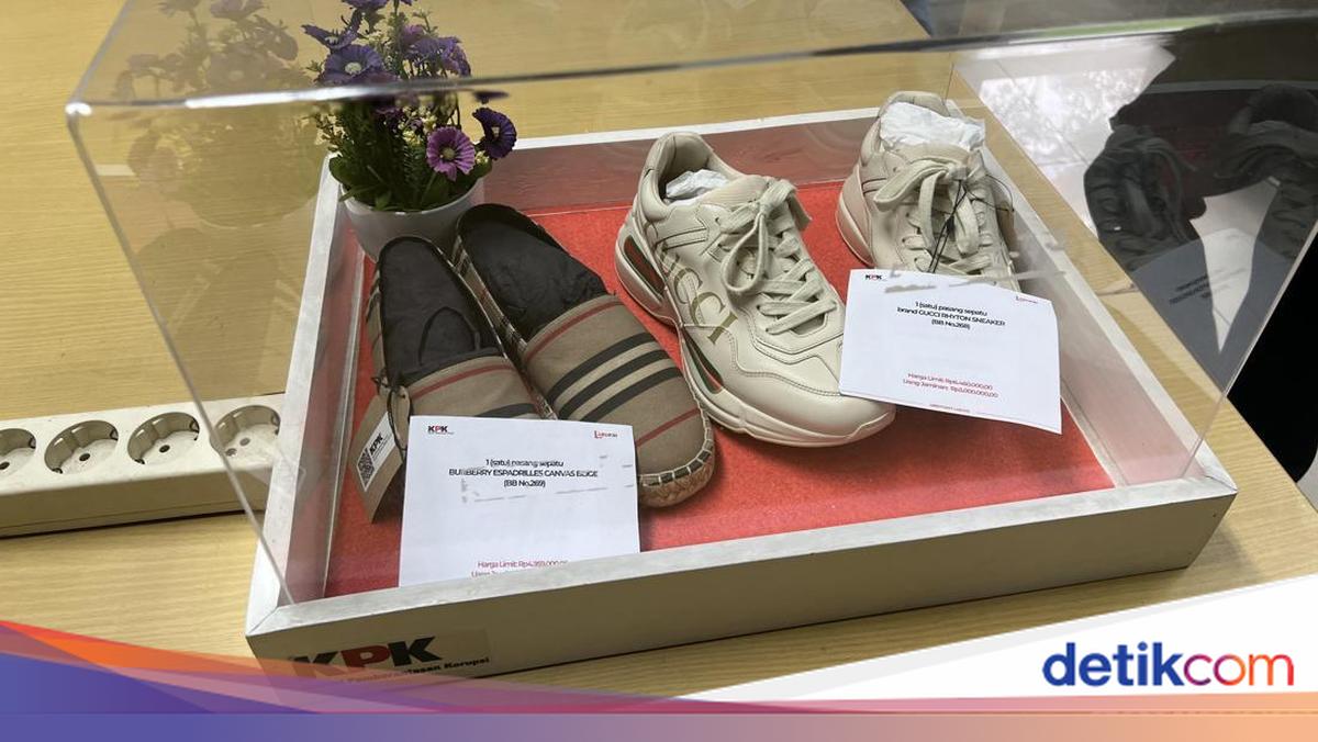 KPK Lelang Sepatu Gucci hingga Sabuk LV Eks Sekda Pekanbaru, Segini Harganya