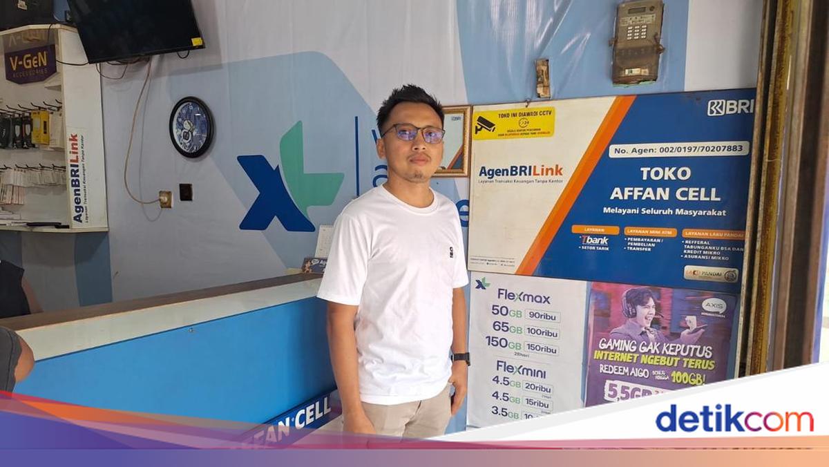 Modal Rp 1 Juta, Konter Pulsa Affan Berkembang Jadi Juragan Agen BRILink