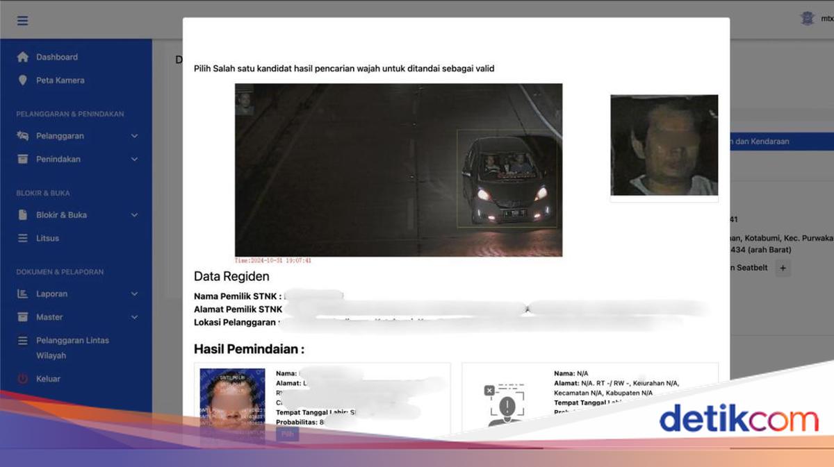 ETLE Nasional Presisi Kini Pakai Face Recognition, Antisipasi Penggunaan Nopol Palsu