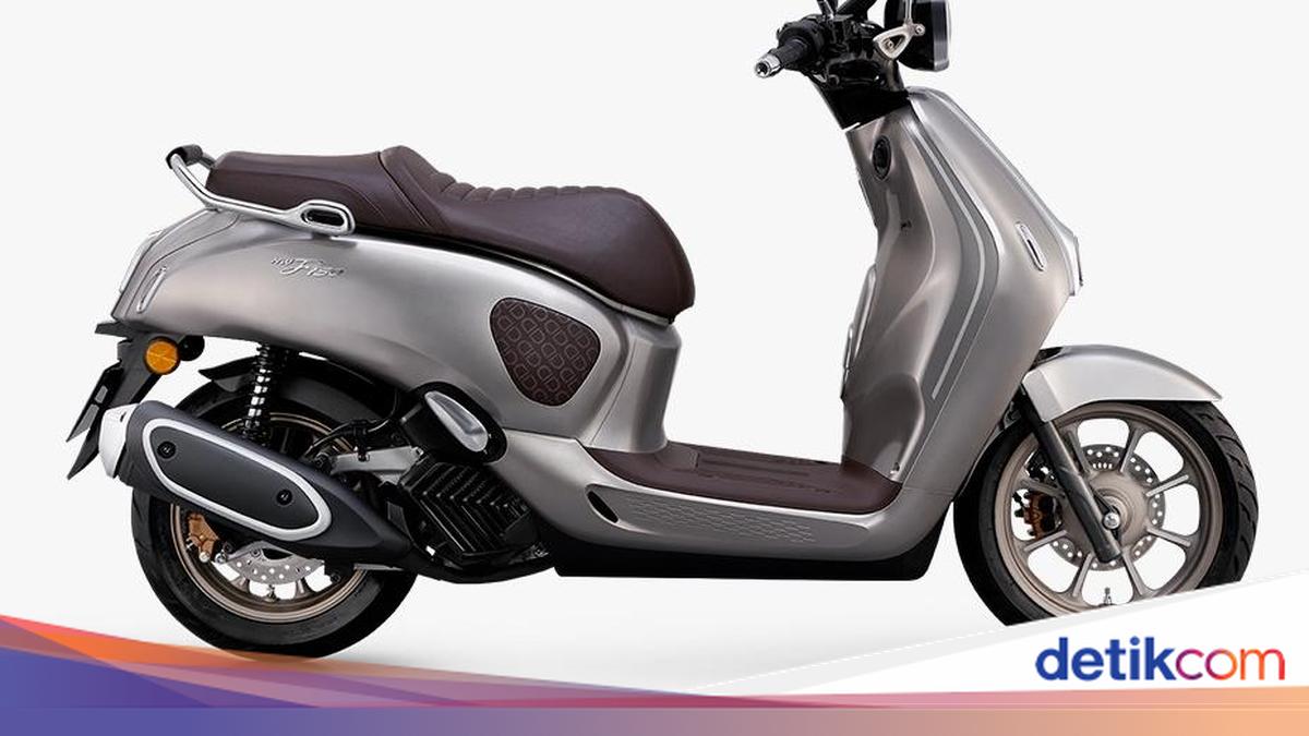 Potret Skutik Retro Terbaru Honda yang Punya Radar dan Dashcam