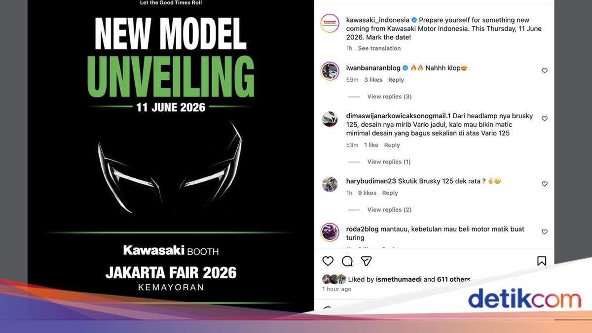 Kawasaki Beri Sinyal Luncurkan Motor Matic di Indonesia