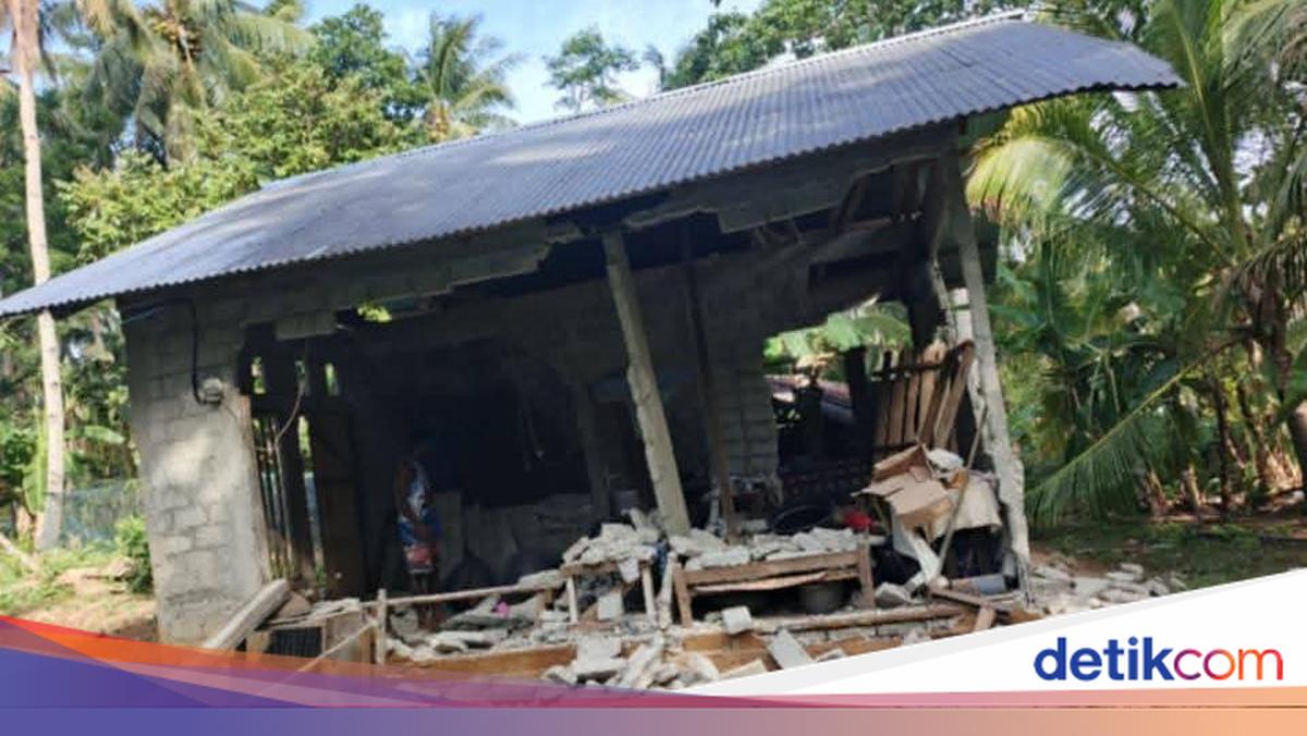 Sejumlah Rumah Warga di Kepulauan Talaud Rusak Parah Imbas Gempa M 7,7 Filipina