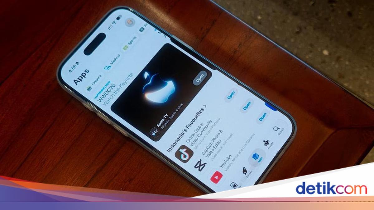 Tampilan App Store Apple yang baru di WWDC 2026