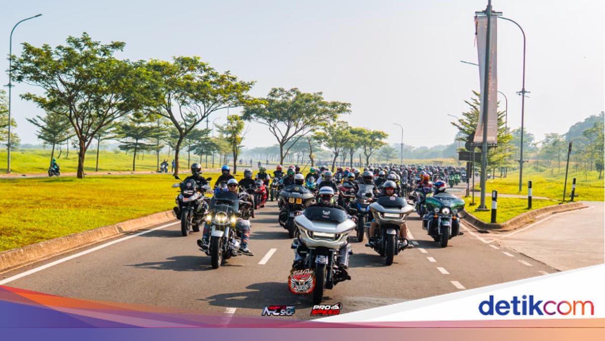 Komunitas Moge dan Ratusan Bikers Gelar Kampanye Keselamatan Berkendara