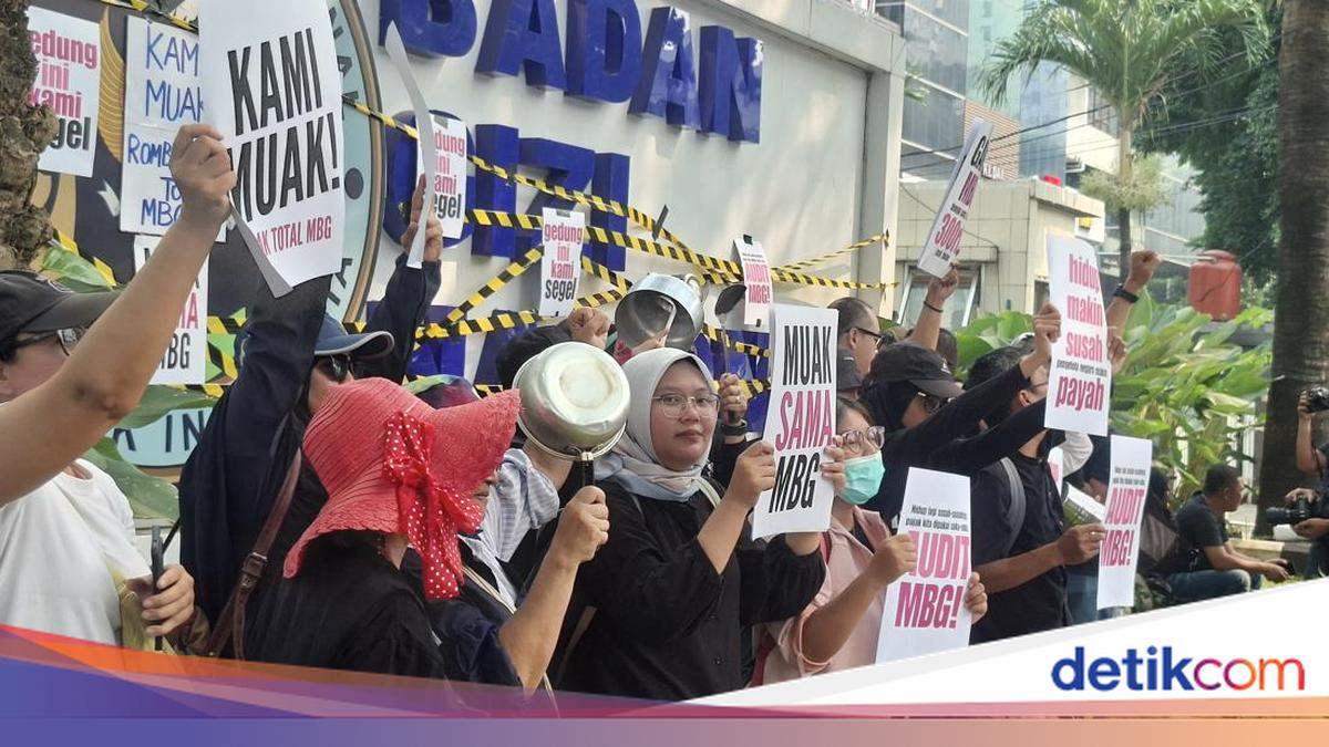 Massa Demo Kantor BGN di Jakpus, Minta Audit MBG