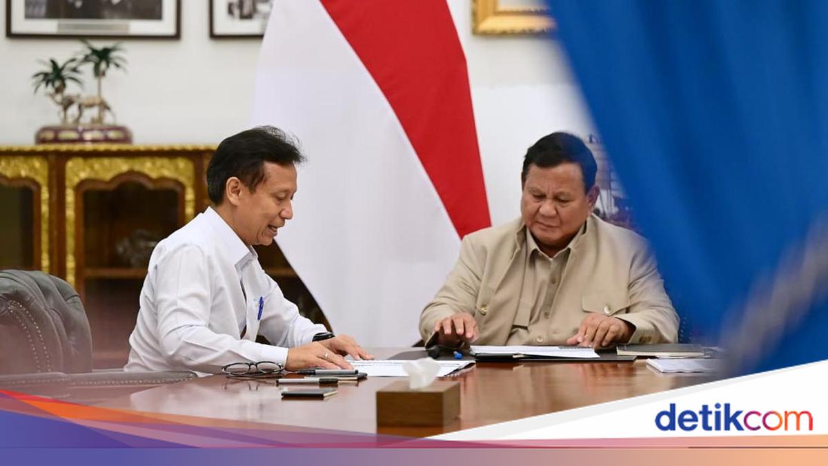 Presiden Prabowo Subianto menerima Menkes Budi Gunadi Sadiki