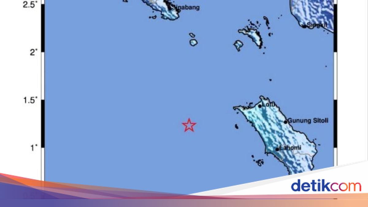 Gempa M 4,1 Guncang Nias Barat, BMKG: Dampak Aktivitas Megathrust