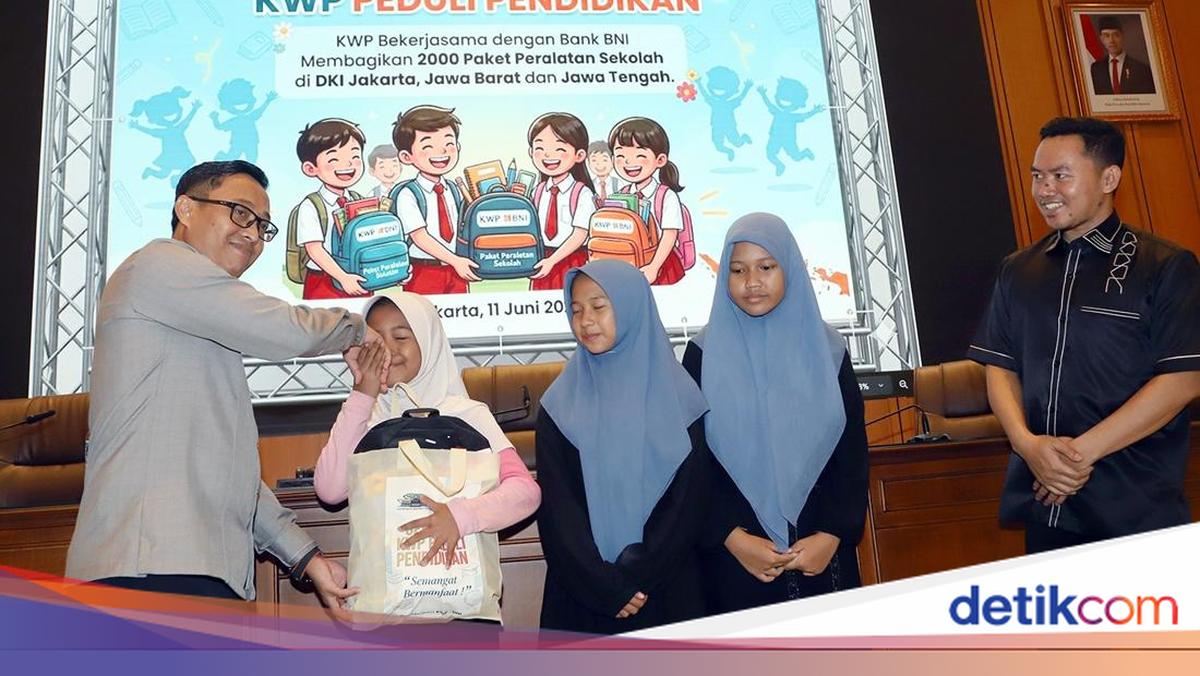 KWP Bersama BNI Salurkan 2.000 Paket Peralatan Sekolah di 3 Provinsi
