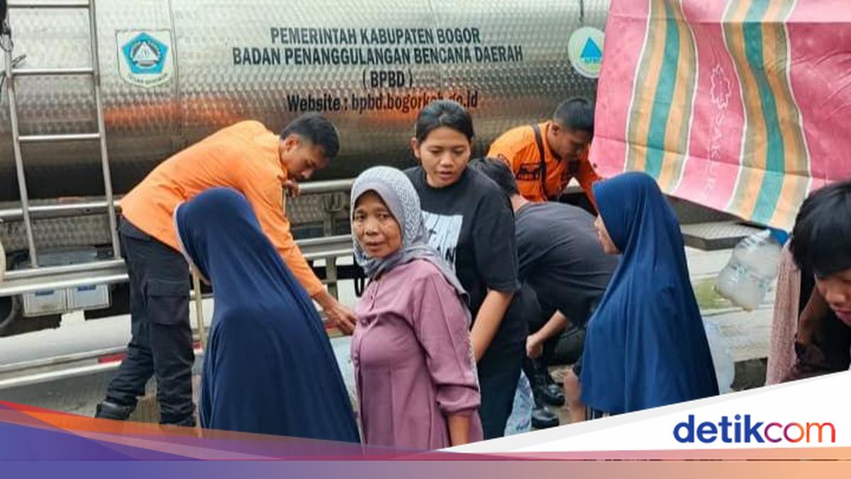 217 Jiwa di Nanggung Bogor Terdampak Kekeringan, BPBD Salurkan Air Bersih