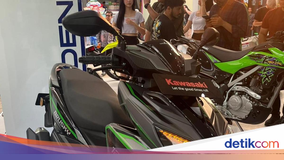 Tampang Kawasaki Brusky 125, Rival Honda Vario Seharga Rp 26 Jutaan