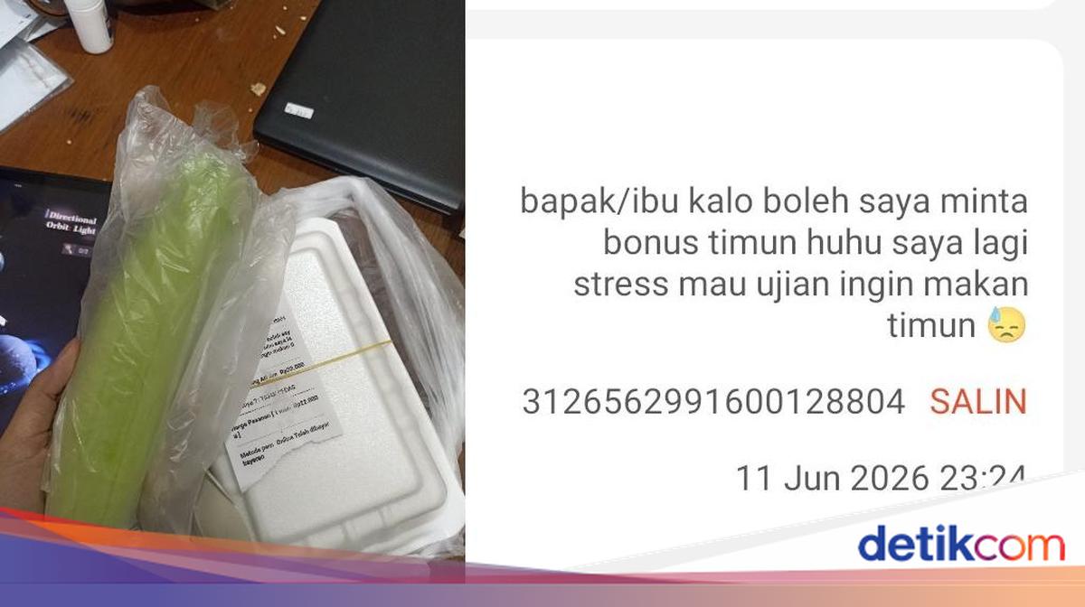 Service Bintang 5! Warung Nasi Goreng Kasih Timun Utuh Buat Lalapan