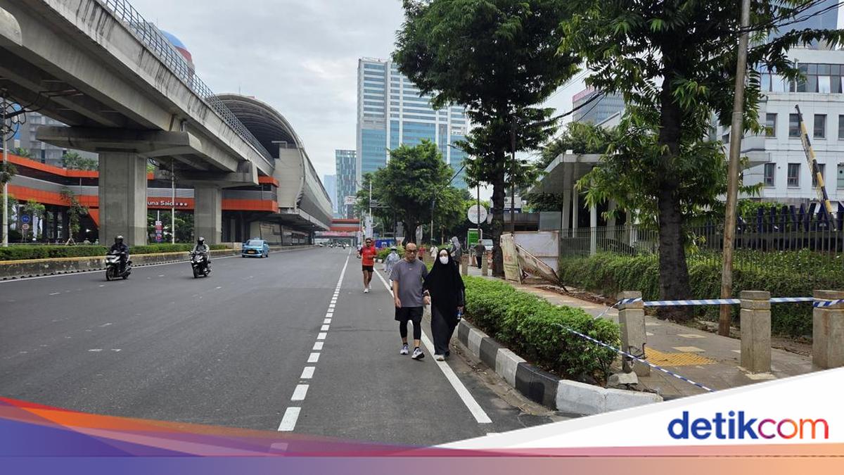 CFD Ditiadakan Imbas Jakarta Marathon, Warga Kecele Olahraga di Rasuna Said