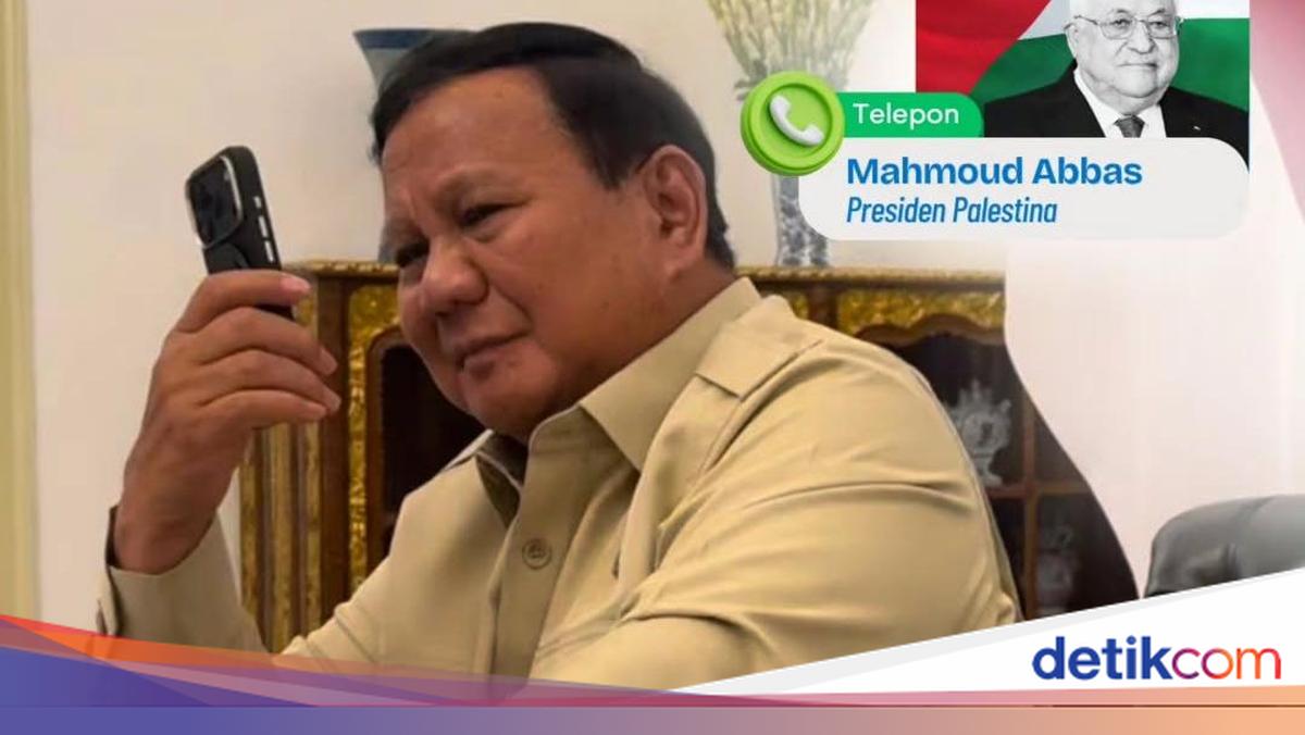 Prabowo Ditelepon Mahmoud Abbas, Bahas Kondisi Palestina dan Beri Dukungan