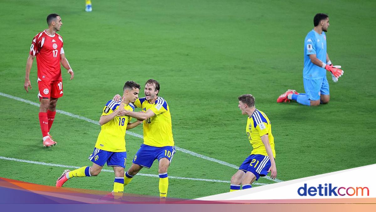 Hasil Swedia Vs Tunisia: Alexander Isak Cs Menang 5-1