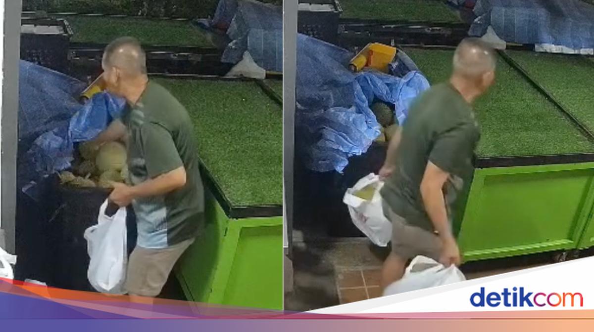 Terekam CCTV, Pria Ini Nekat Curi 9 Durian Black Thorn senilai Rp 3 Juta!