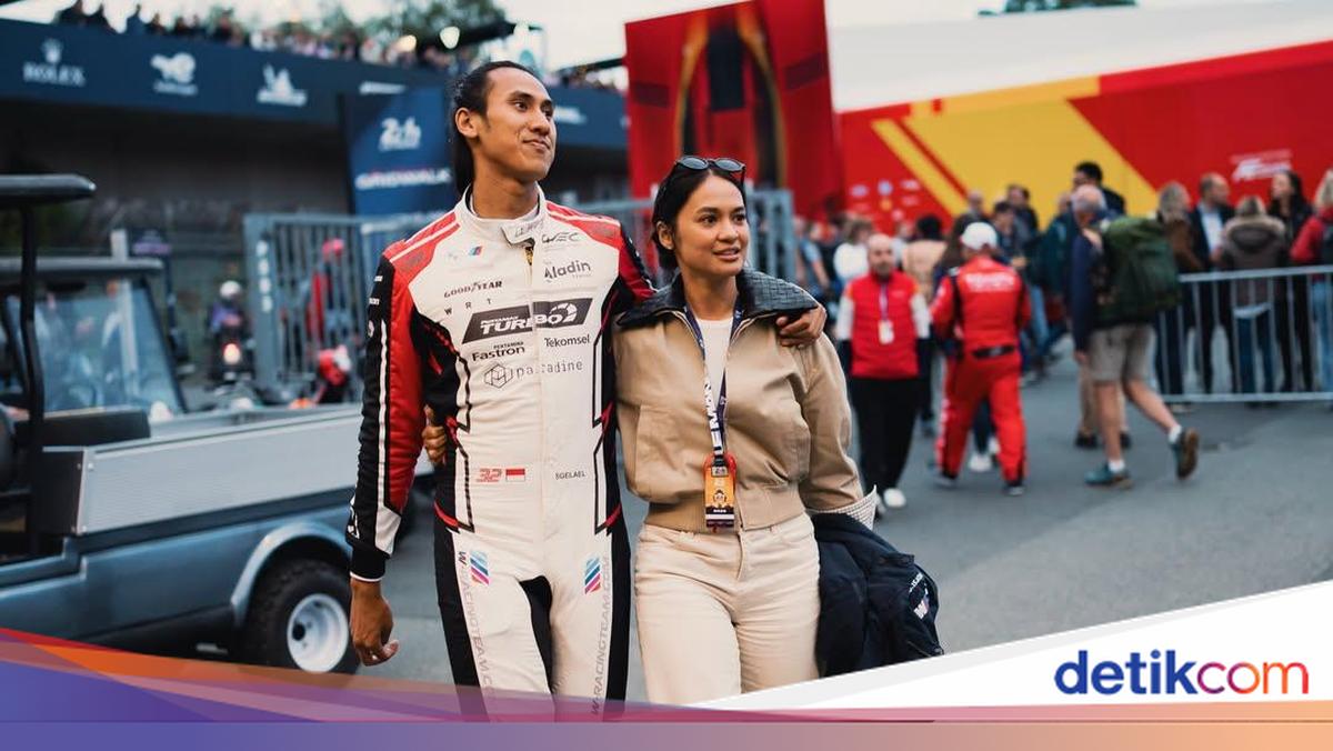 Sweet! Hana Malasan Setia Temani Sean Gelael Balapan di Le Mans