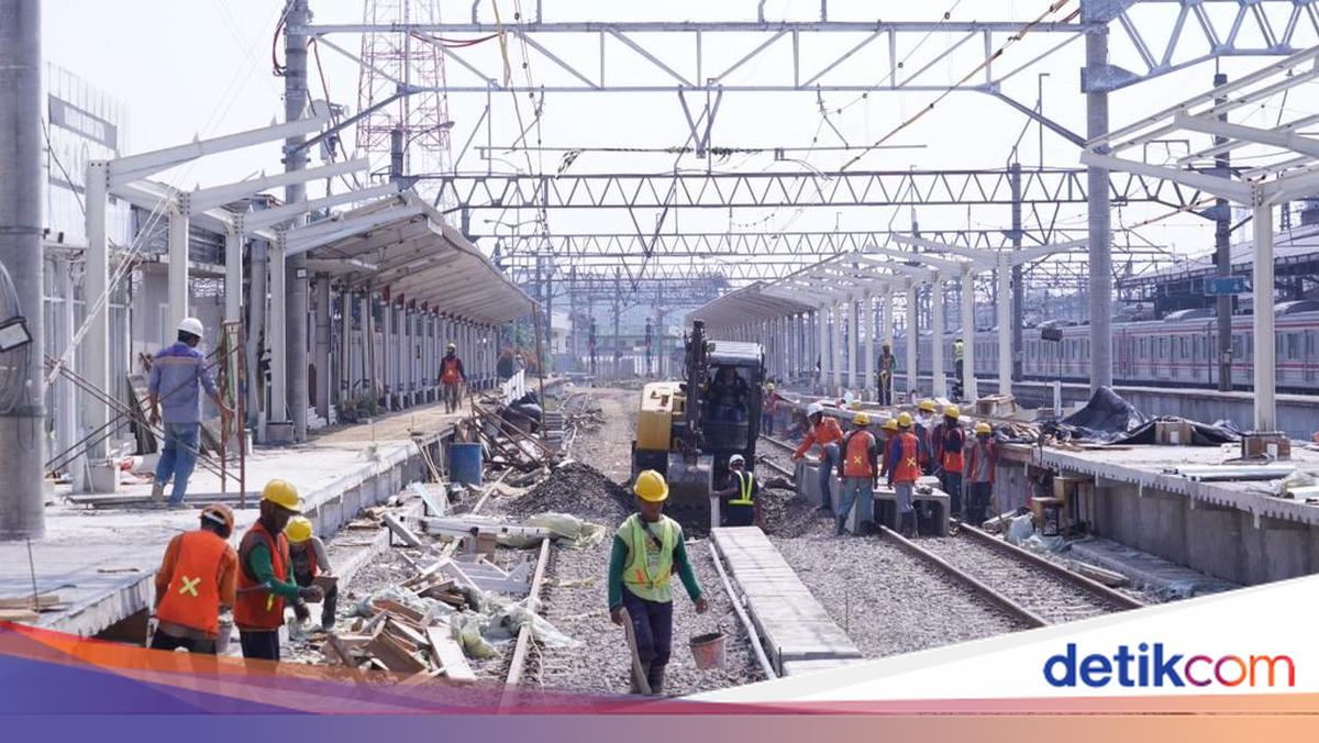 Peron Stasiun Bogor Diperpanjang buat Layani KRL 12 Gerbong