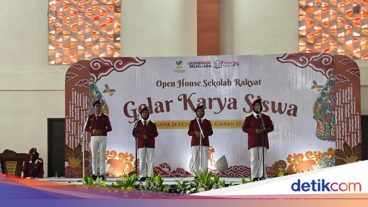 Open House Sekolah Rakyat, Bupati Kediri Beri Motivasi Para Siswa