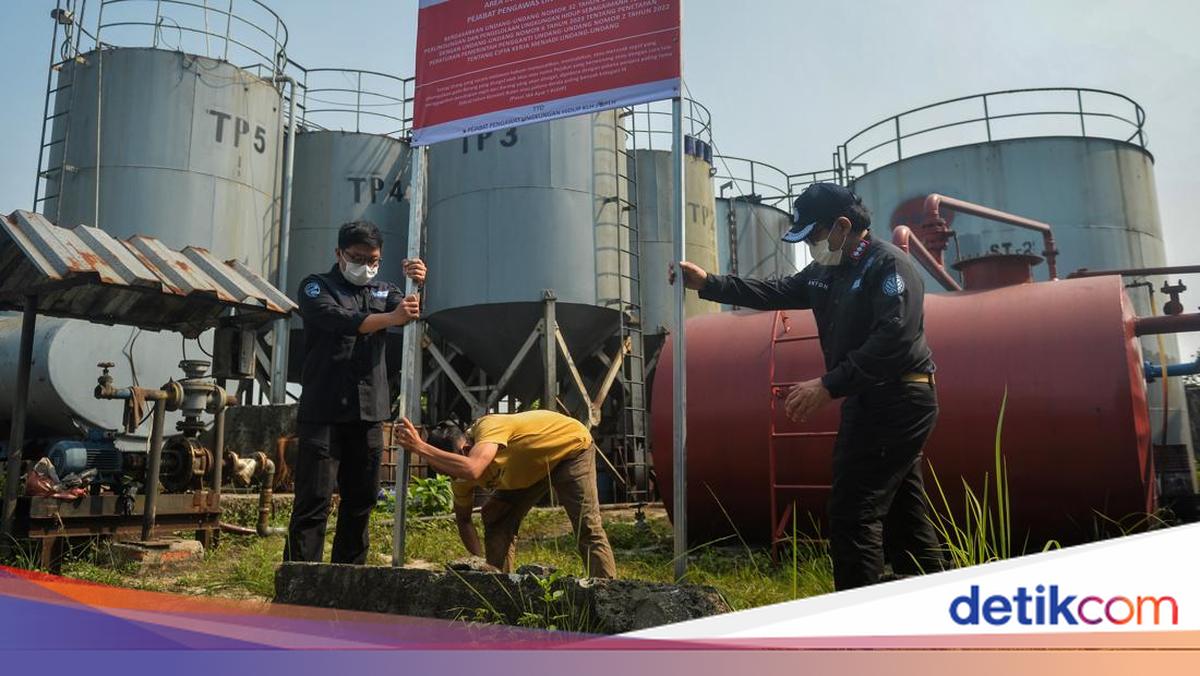 KLH Segel Pabrik Pengolahan Oli Bekas di Tangerang Diduga Cemari Lingkungan