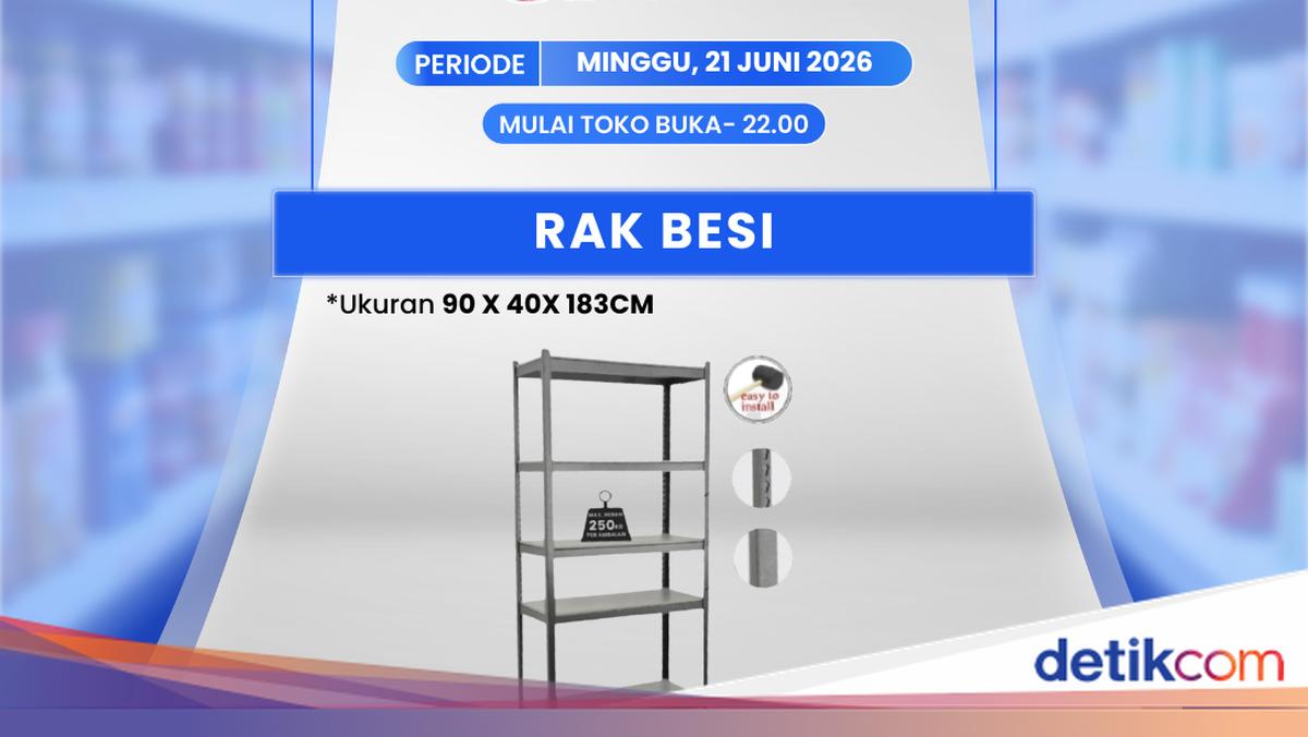 Transmart Full Day Sale, Rak Besi Banting Harga di Bawah Rp 1 Juta