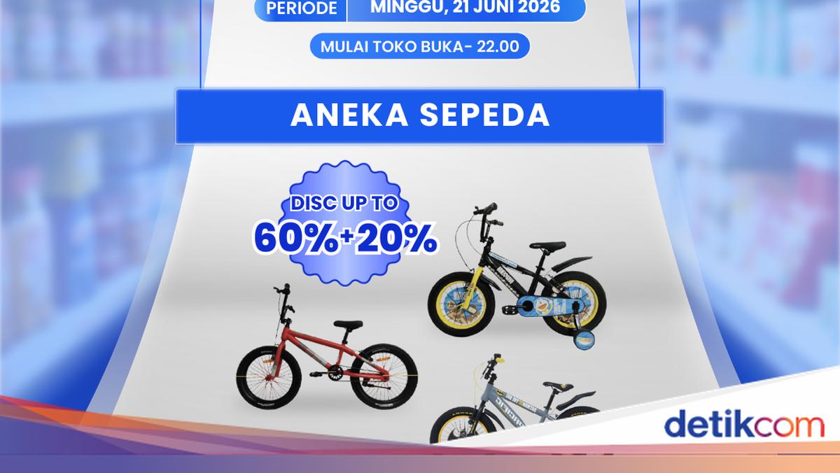 Aneka Sepeda Mulai Rp 1 Juta di Transmart Full Day Sale