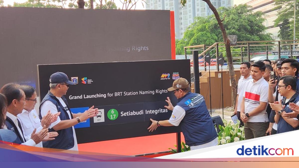 Pramono Resmikan Halte TJ Setiabudi Integritas di Depan Gedung KPK