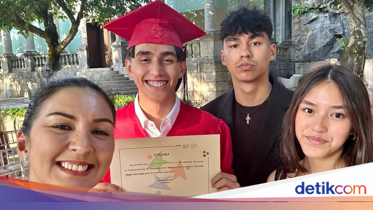 Memori Kelulusan Lionel Anak Donna Agnesia-Darius dari SMA di Portugal