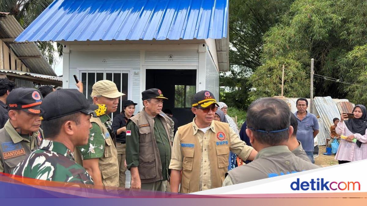 BNPB Kebut Pemulihan Sumatera Pascabencana, Pembangunan Huntara Sudah 99,9%