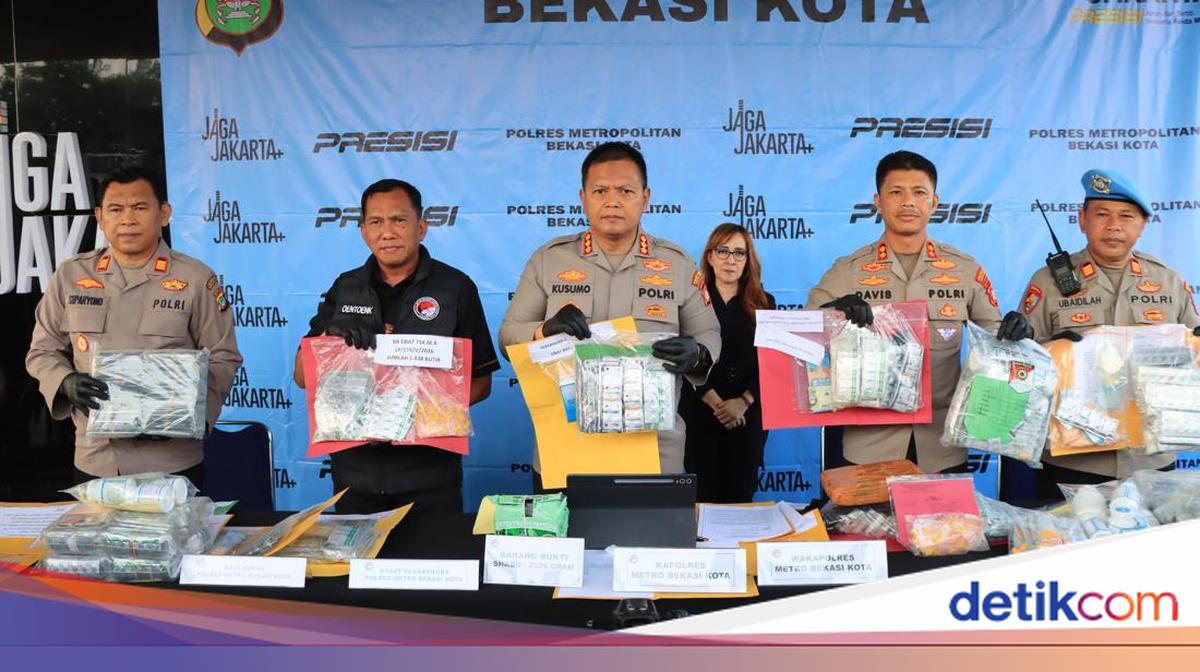 Polres Bekasi Kota Ungkap 102 Kasus Narkotika 2 Bulan, Tersangka 121 Orang