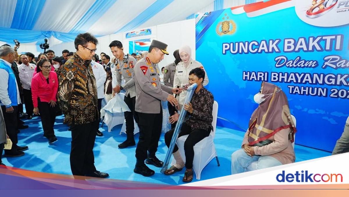 Kapolri Hadiri Puncak Bakti Kesehatan Jelang Hari Bhayangkara Ke-80