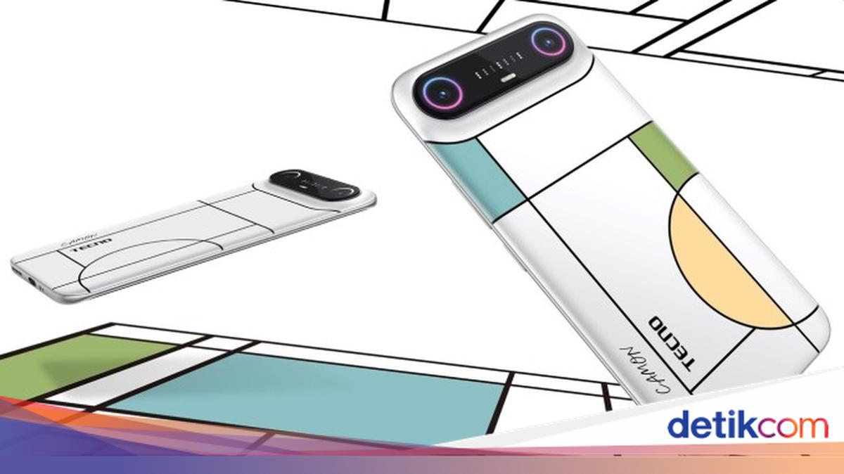 Tecno Camon Slim Meluncur, HP 6,39 mm dengan LED Kreatif Unik