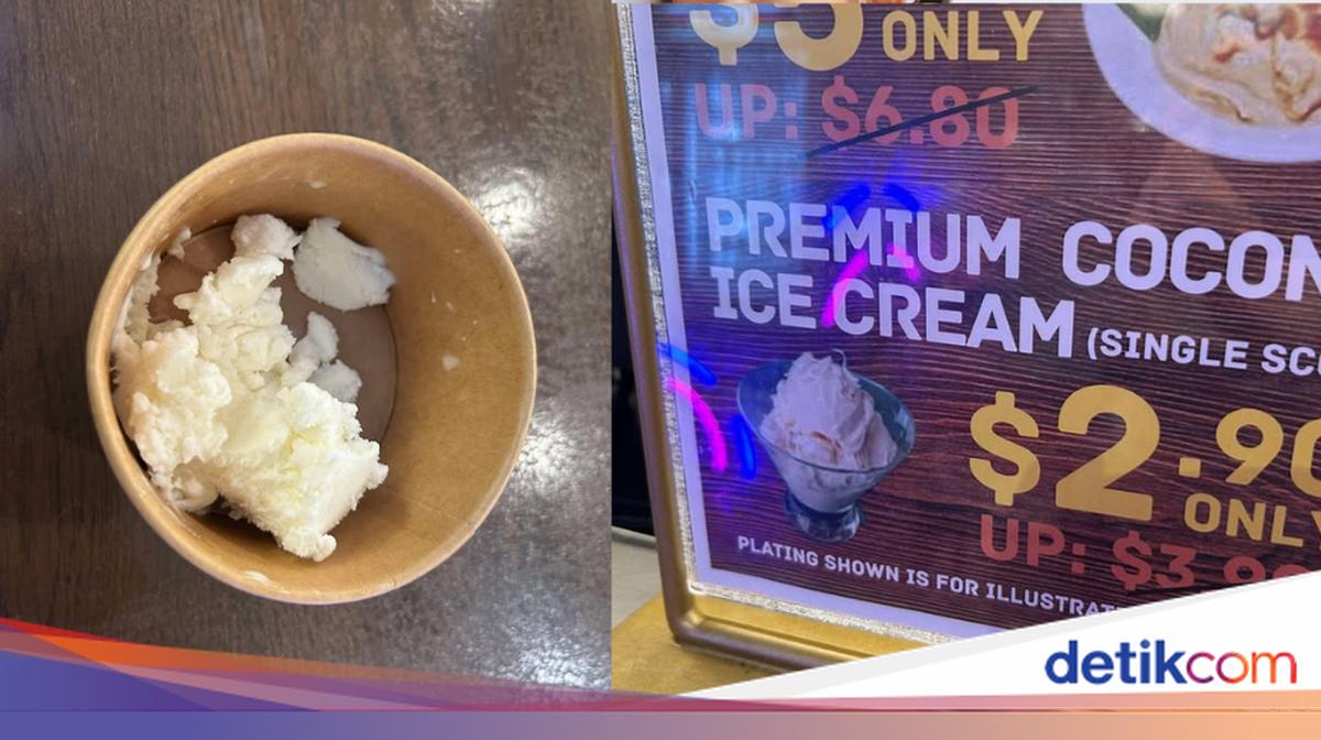 Beli Es Krim Premium Rp 40 Ribu, Pria Ini Kaget Isinya Cuma Secuil!