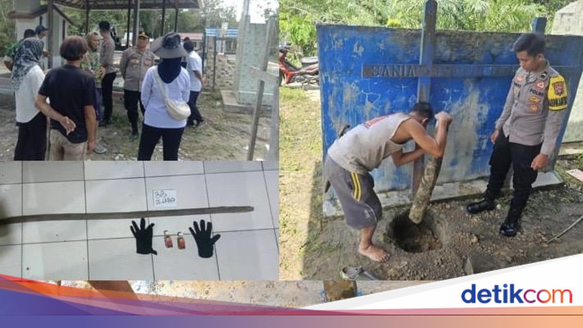 Belasan Makam di Barito Timur Kalteng Dibongkar OTK, Warga Geger
