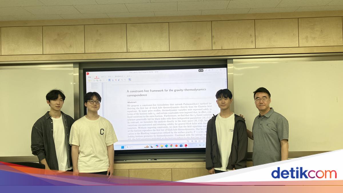Tiga Siswa SMA Seoul Terbitkan Studi Lubang Hitam di Jurnal Internasional