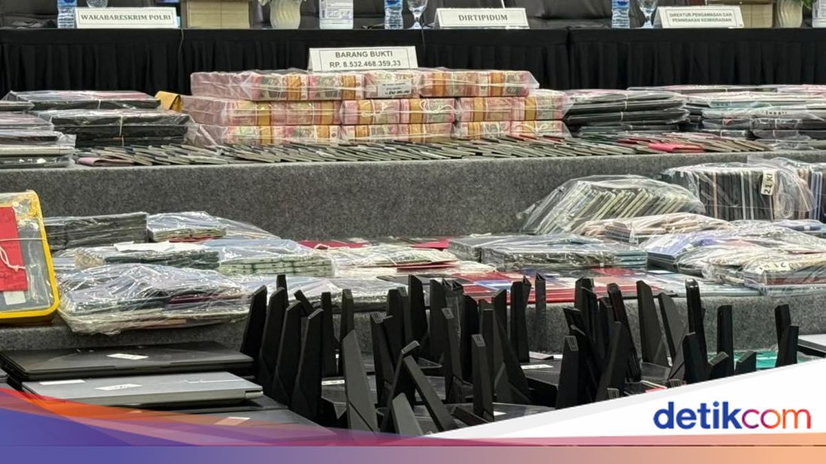 Penampakan Tumpukan Duit Rp 8 M Bukti Kasus Sindikat Judol Hayam Wuruk