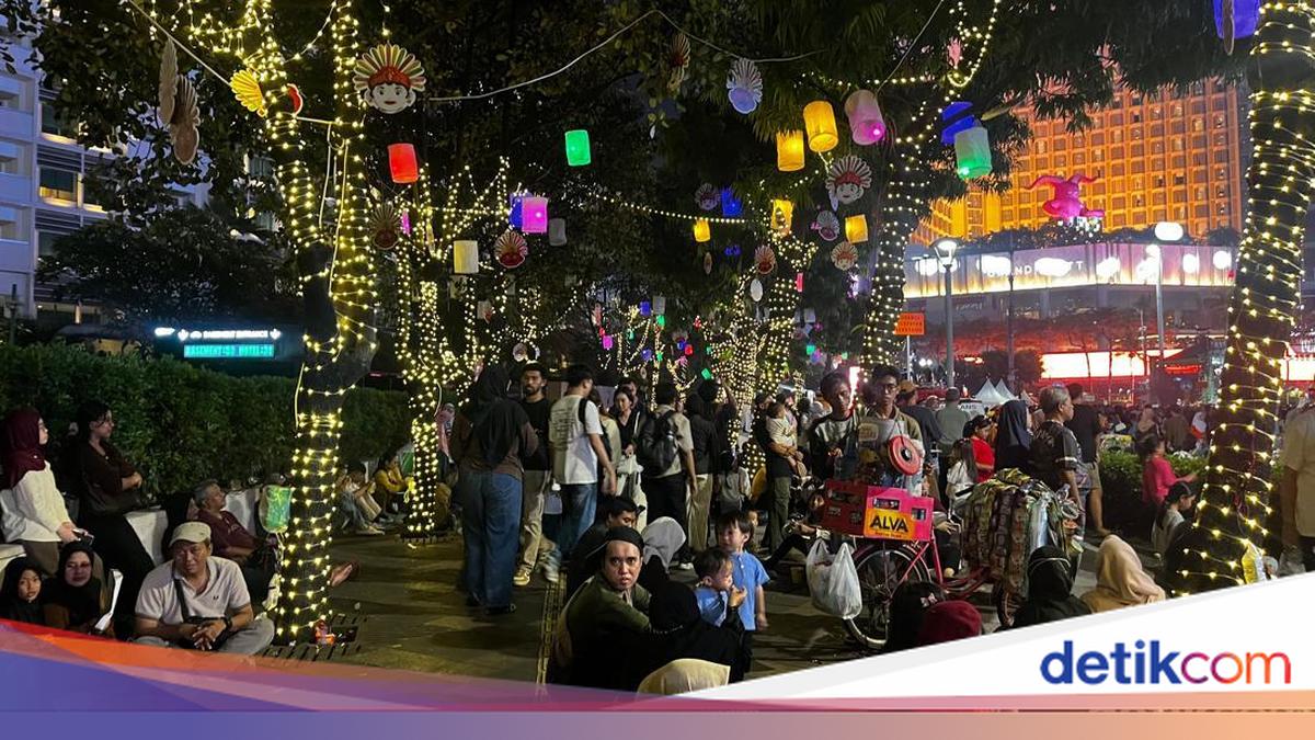 Melihat Pernak-pernik Perayaan Puncak HUT ke-499 Jakarta di Bundaran HI