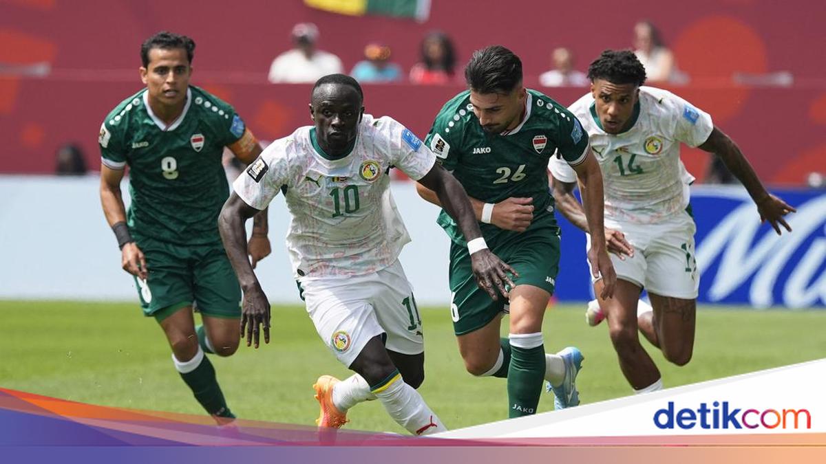 Senegal pesta gol, Mané cs hancurkan Irak — photo: detikSport