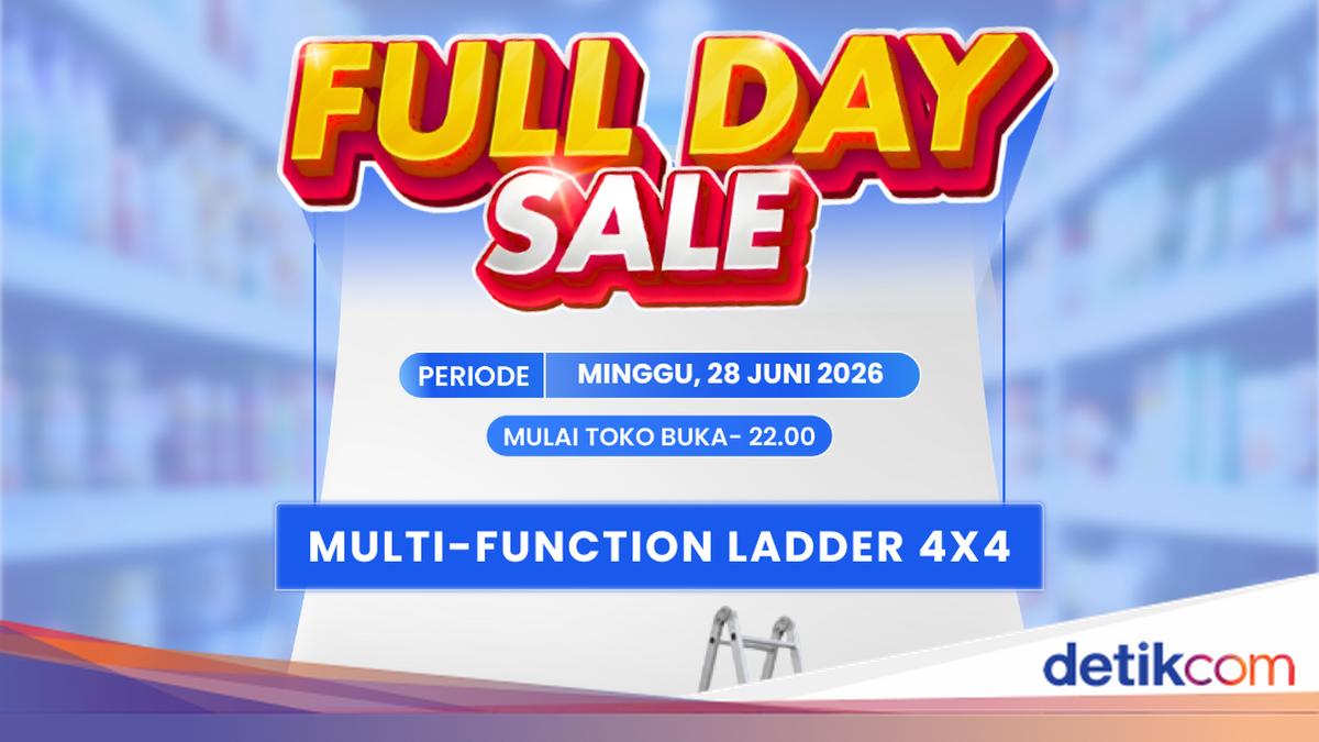 Tangga Multifungsi Banting Harga di Transmart Full Day Sale Besok!