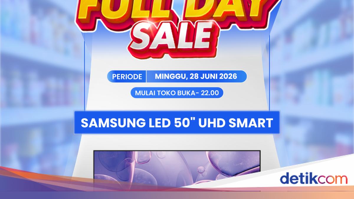 Beli TV LED 50 UHD Smart di Transmart Full Day Sale Diskonnya Jutaan