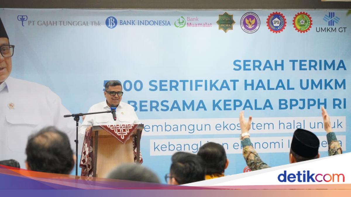 5.000 UMK Dapat Sertifikat Halal, Kepala BPJPH: Ini Instrumen Ekonomi