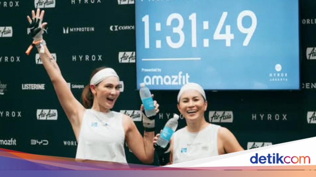 Hyrox Ina Momen Gisel-Luna Maya Banjir Keringat di HYROX Jakarta