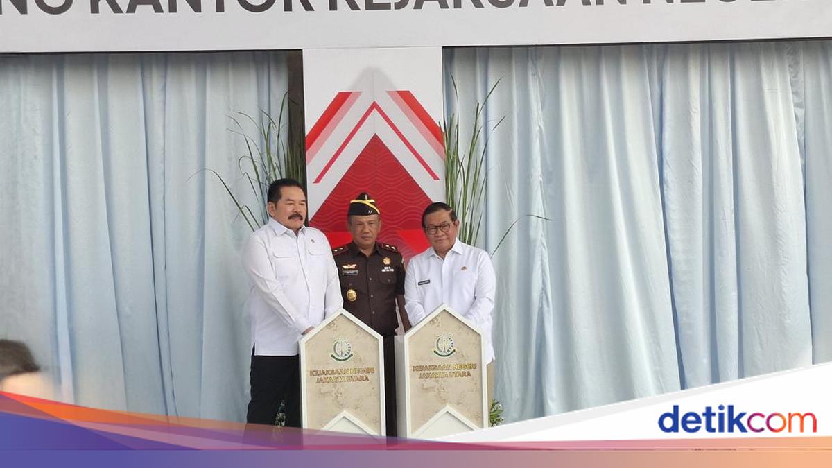 Jaksa Agung dan Pramono Resmikan Kejari Jakut, Dibangun dari Hibah DKI Rp 100 M