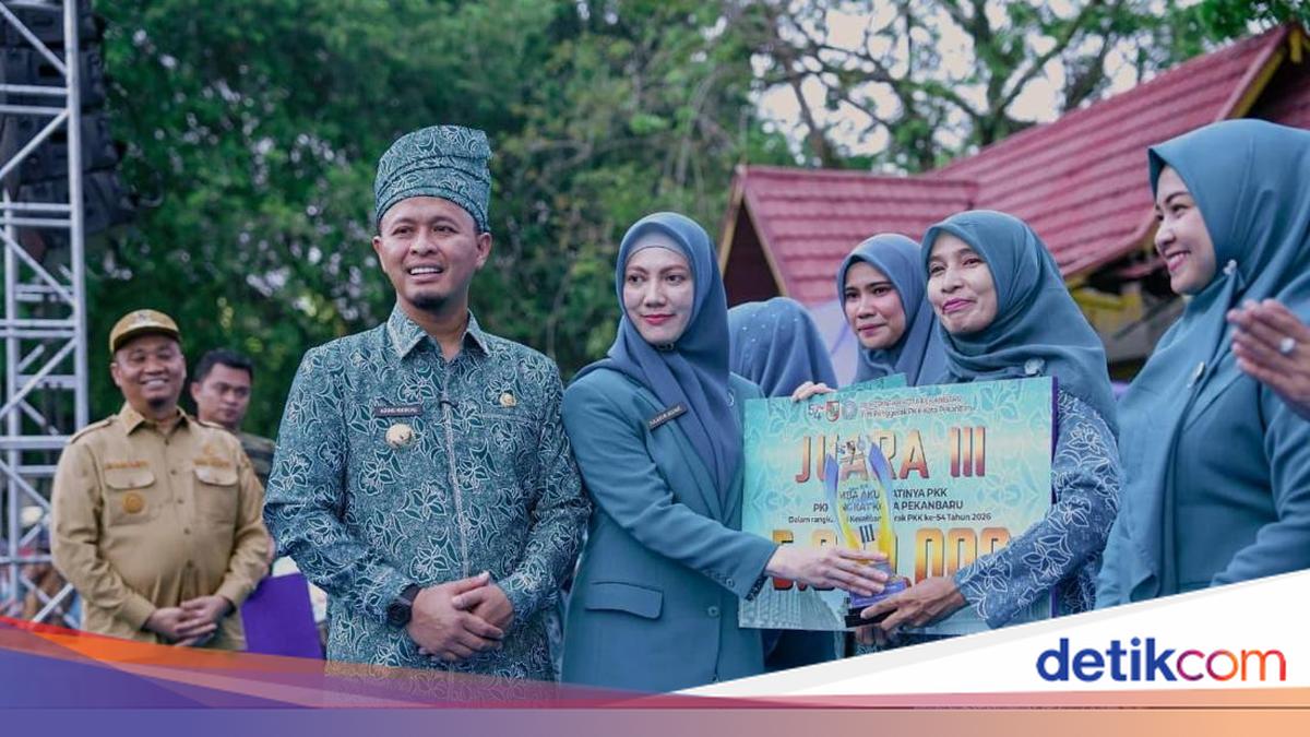 Peringatan HKG 2026 di Pekanbaru Meriah, Wako Agung Bagikan Ribuan Sembako