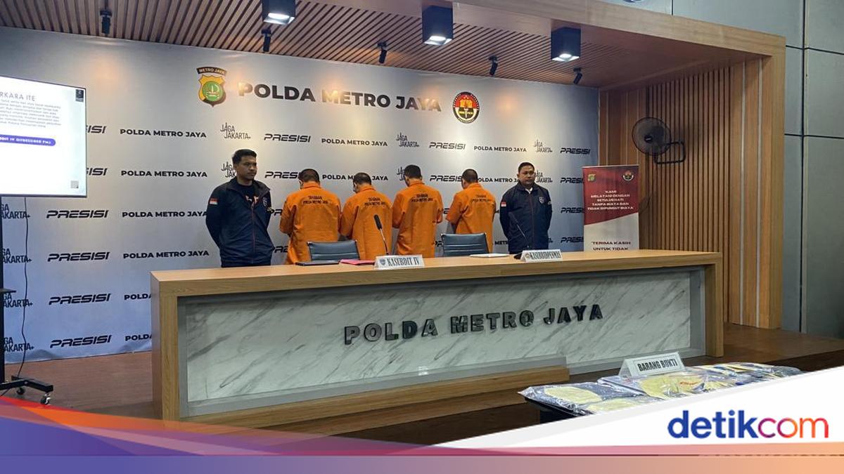 Polda Metro Bongkar Judol Jaringan Internasional, 4 Tersangka Dijerat