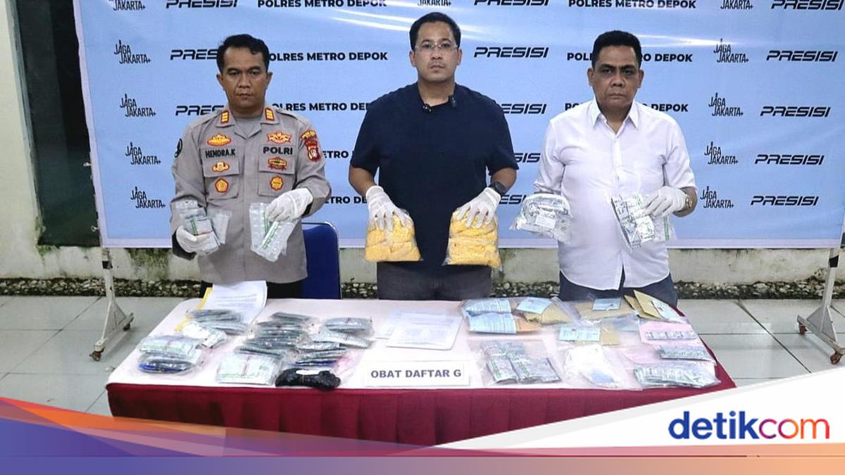 Polres Depok Tangkap 34 Tersangka Kasus Obat Keras, Sita Miras di Apartemen