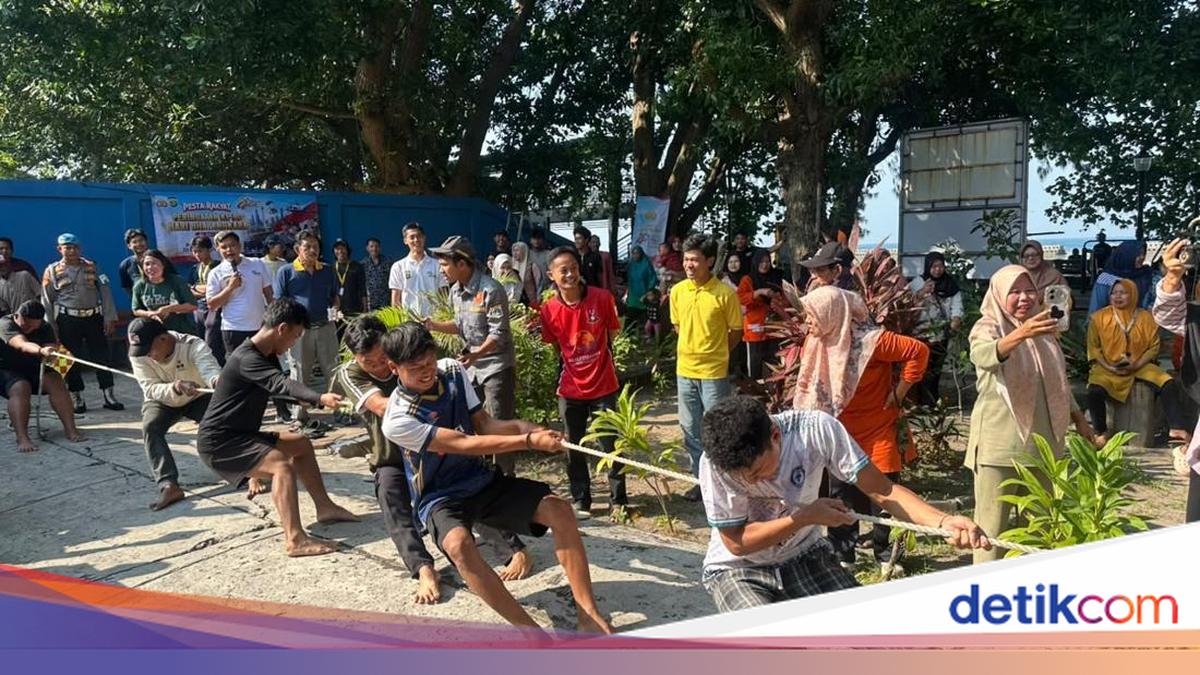 Lomba Warga di Pulau Tidung Meriahkan Hari Bhayangkara Ke-80