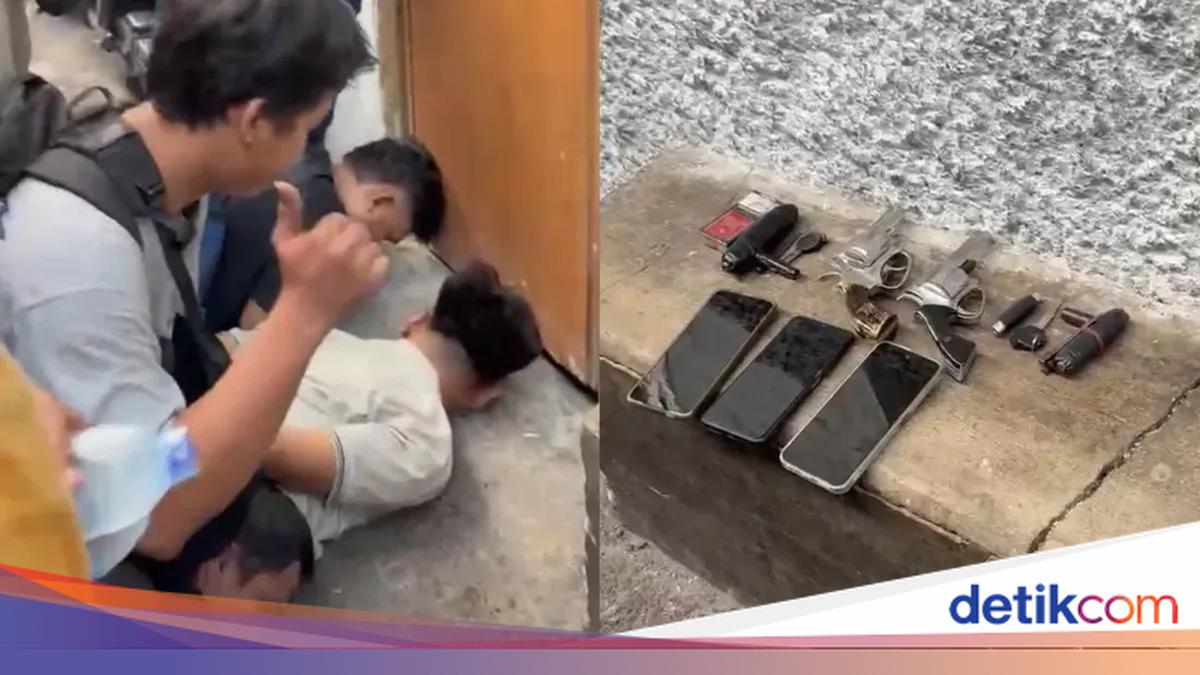 Polisi Bekuk 3 Maling Motor Bersenjata Pistol Rakitan di Pondok Indah