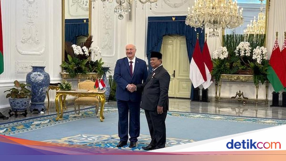 Prabowo Terima Kunjungan Presiden Belarus dengan Upacara Kenegaraan