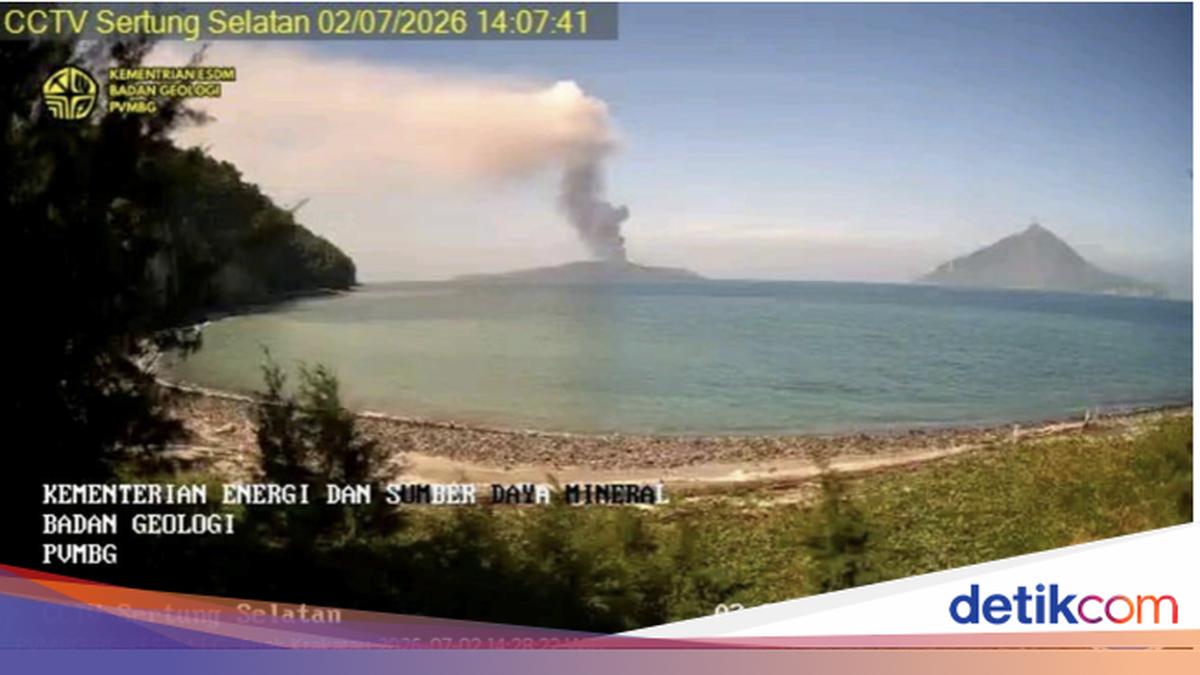 Video Viral Gunung Anak Krakatau Meletus Hebat Malam Hari Ternyata Hoax